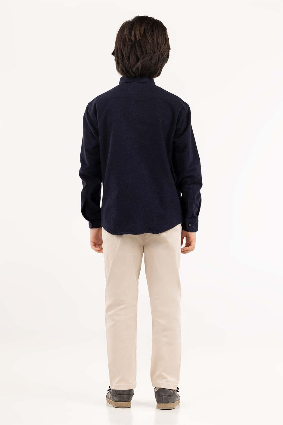 Junior Boy Navy Casual Shirt 224-317-025