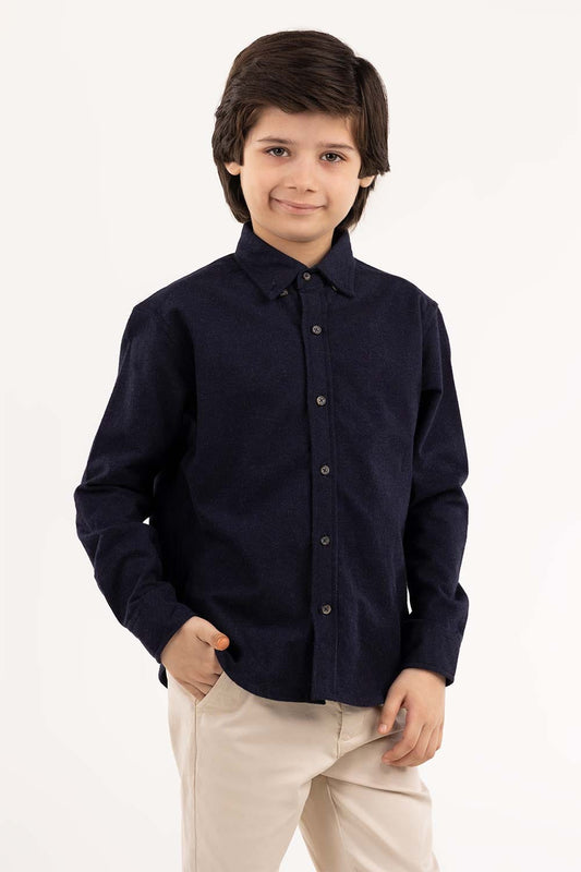 Junior Boy Navy Casual Shirt 224-317-025
