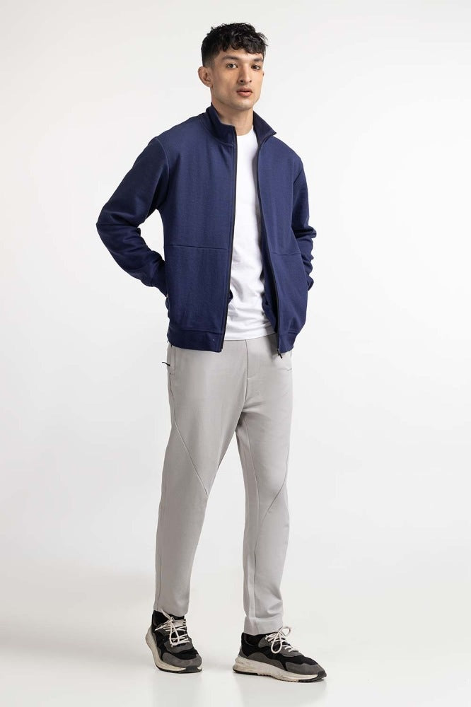 Navy Fashion Jacket MN-KNZ-WS23-003