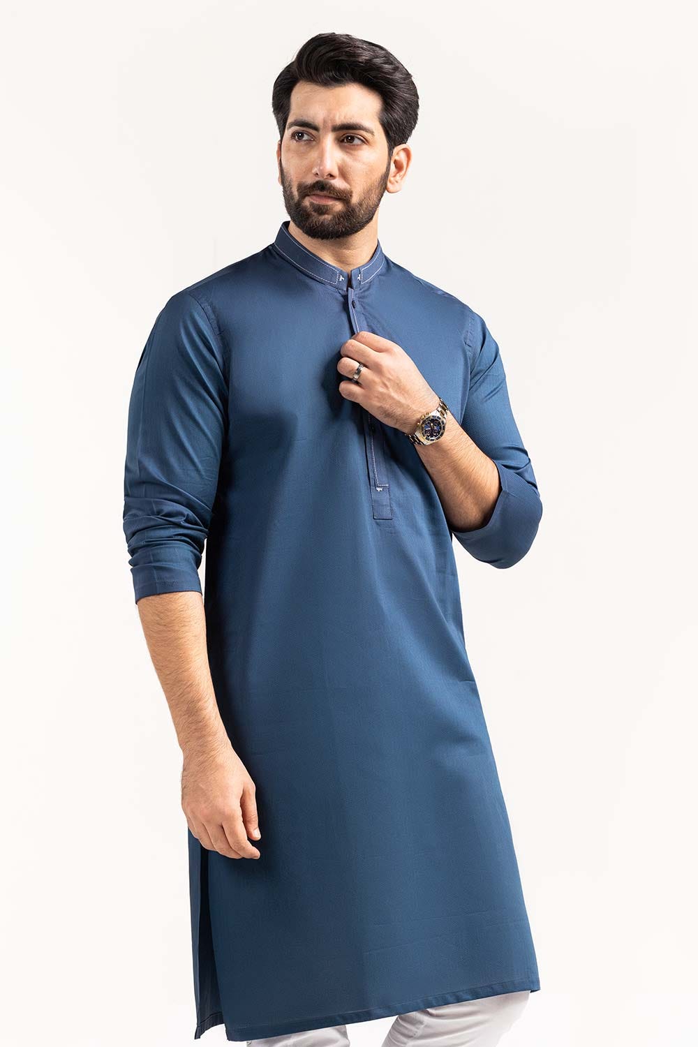Navy Fashion Kurta KS-888
