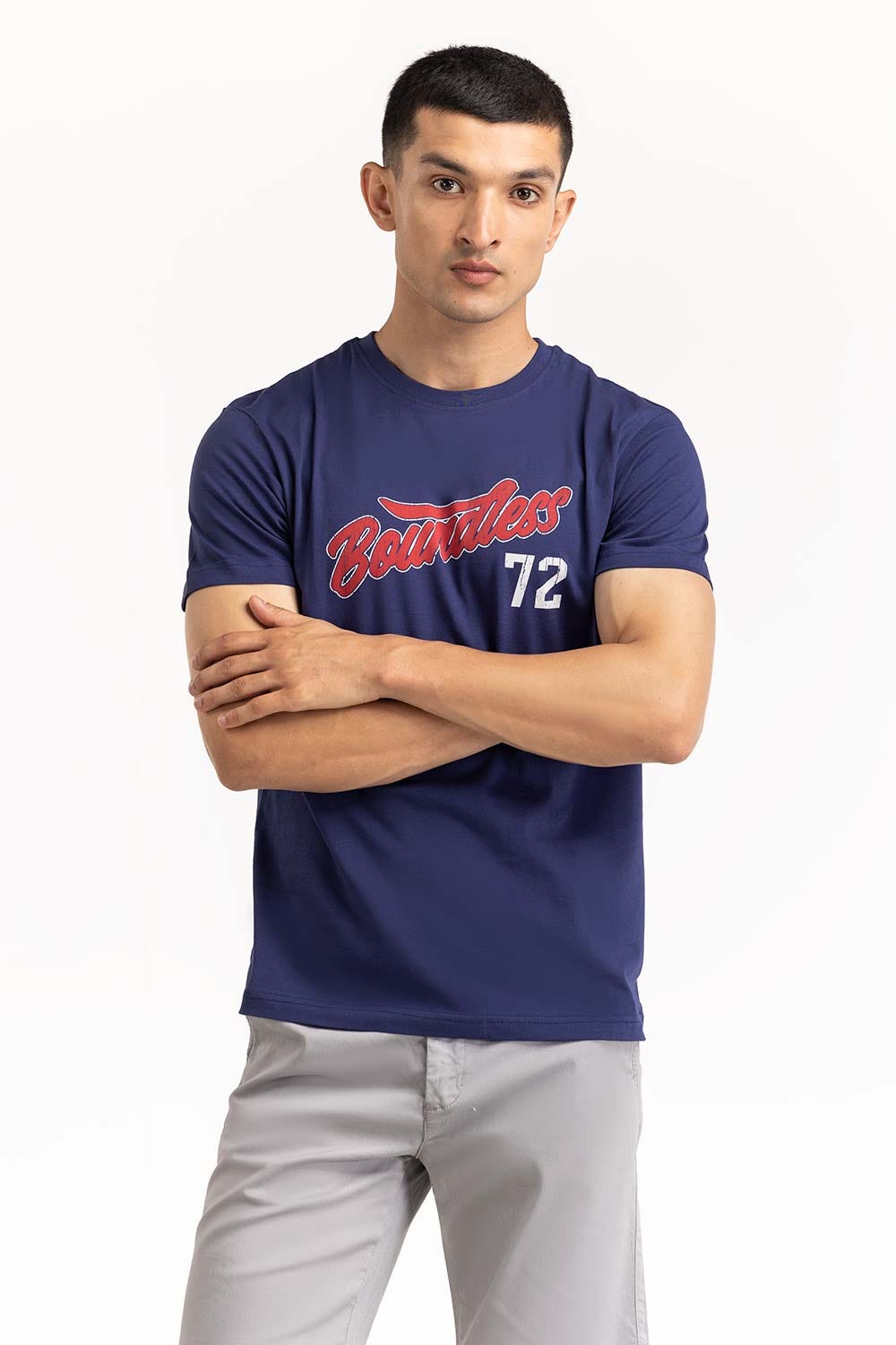 Navy Graphic Tee TS-CNSJ23-277