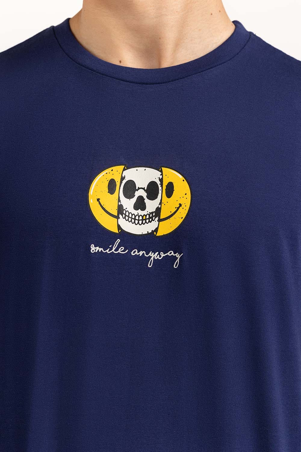 Navy Graphic Tees TS-CNSJ23-115