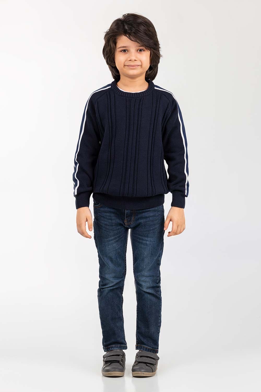Navy Kids Fashion Sweater FS-KIDS-SWT-FD-44-01