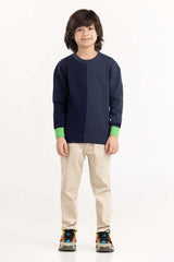 Toddler Boy Navy Knit Sweater 224-511-044