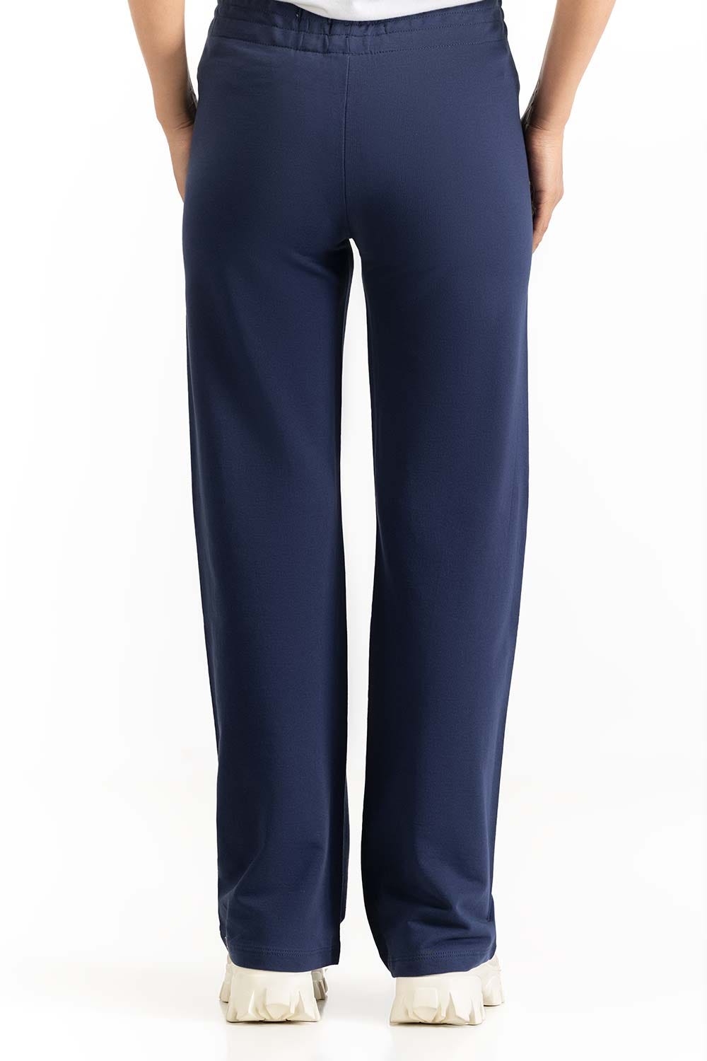 Navy Knit Trouser 231-220-006 D