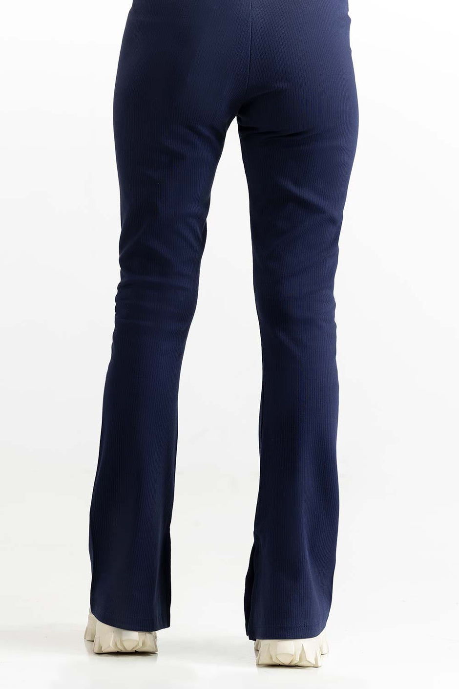 Navy Knit Trouser