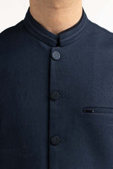 Navy Styling Waist Coat WC-PD23-012