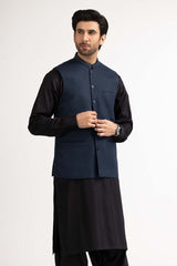 Navy Styling Waist Coat WC-PD23-012