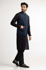 Navy Styling Waist Coat WC-PD23-012
