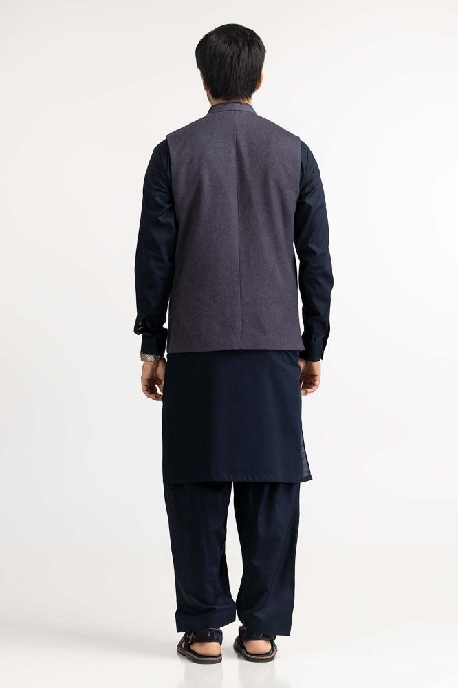 Navy Styling Waist Coat WC-PD23-020