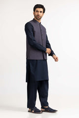 Navy Styling Waist Coat WC-PD23-020