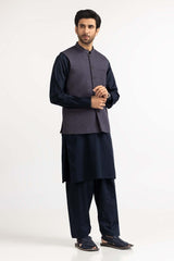 Navy Styling Waist Coat WC-PD23-020