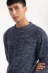 Navy Sweater 224-111-025 B
