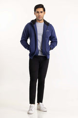Navy ZipUp Hoodie JKT-KNTHZ22-041