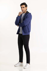 Navy ZipUp Hoodie JKT-KNTHZ22-041