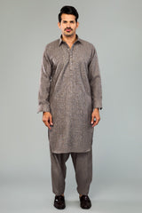 Light Brown Unstitched Fabric Bannu Donigal