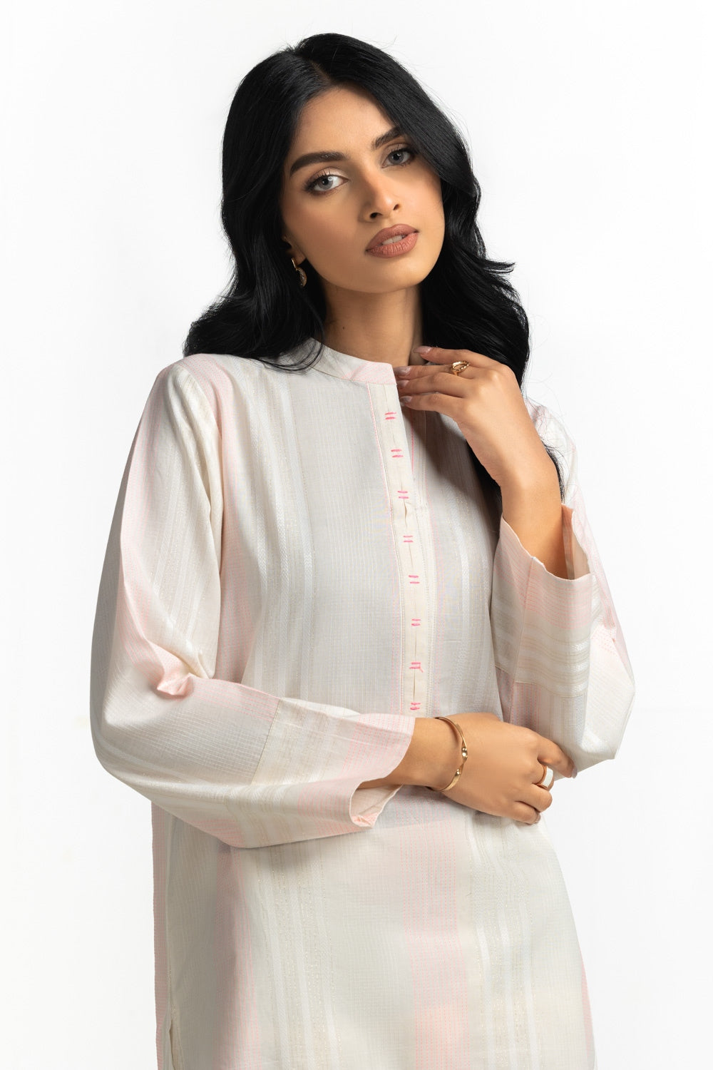 Neon Jacquard Embroidered Shirt And Shalwar IPST-44406