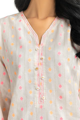 Neon Jacquard Embroidered Shirt And Trouser IPST-44404