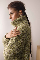 Chunky Knit High Neck Sweater WG-SWT-W21-026