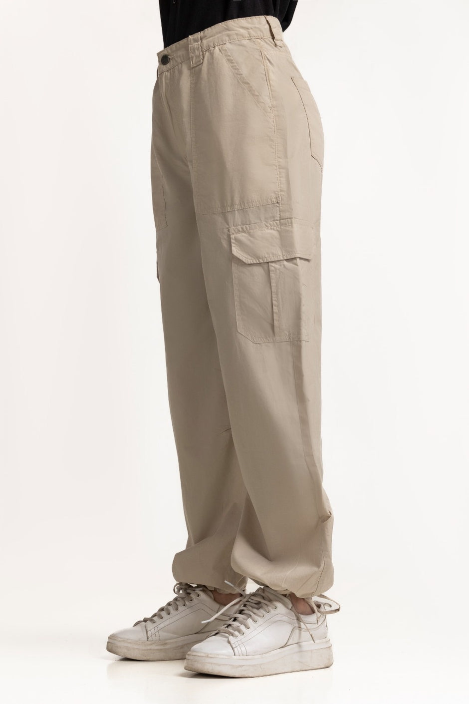 Non Denim Trouser With Pocket Details