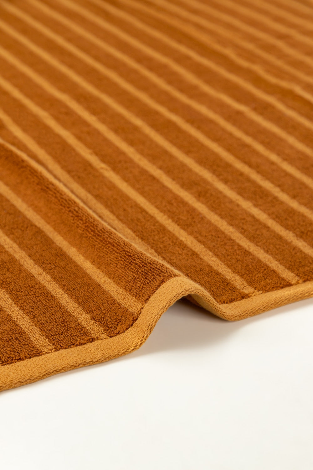 Oak Buff Stripe Yarn Dyed Towel