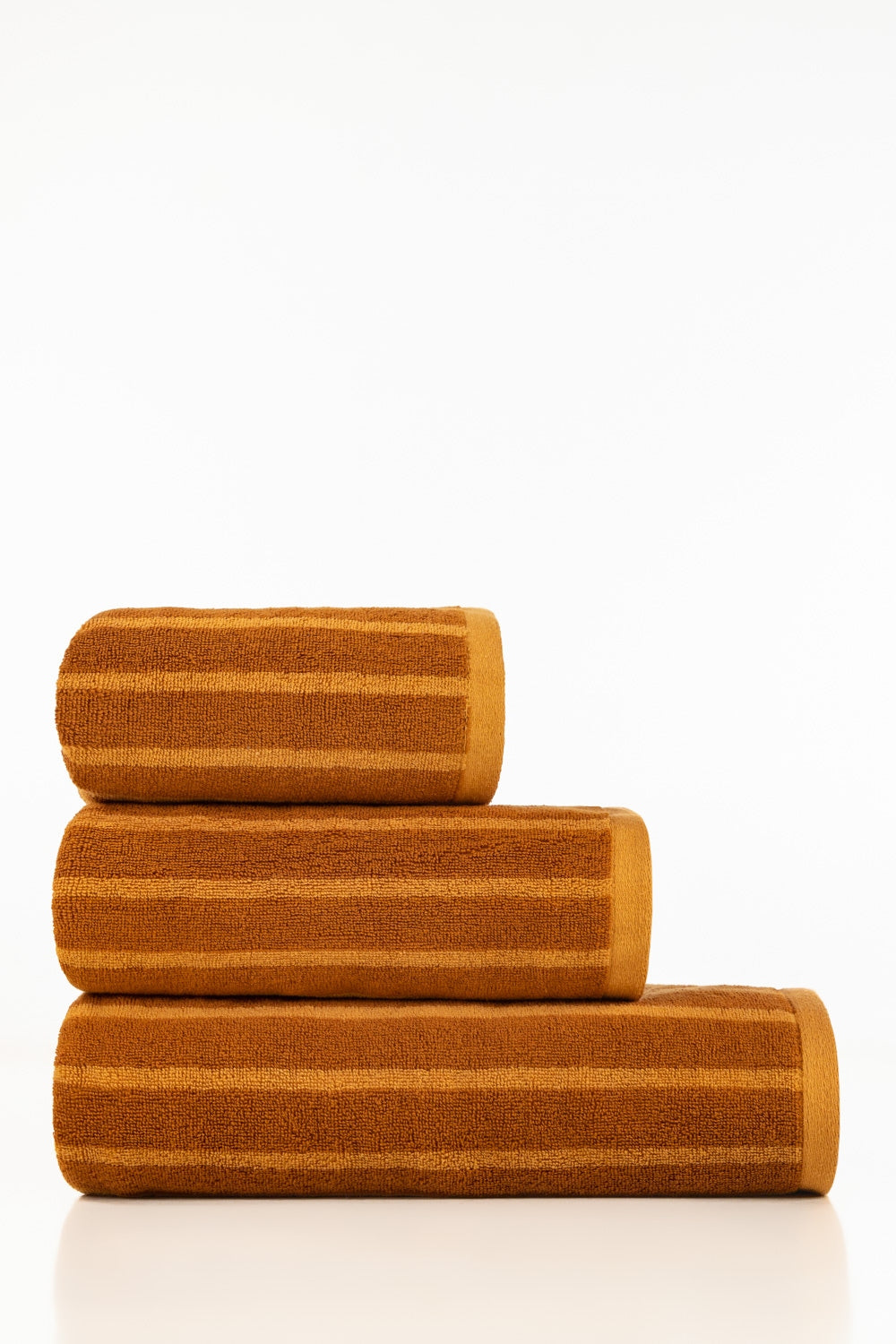 Oak Buff Stripe Yarn Dyed Towel
