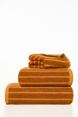 Oak Buff Stripe Yarn Dyed Towel