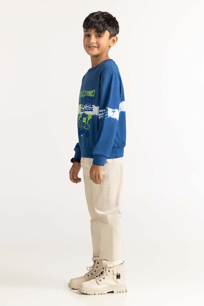 Ocean Printed Sweatshirt 224-312-004