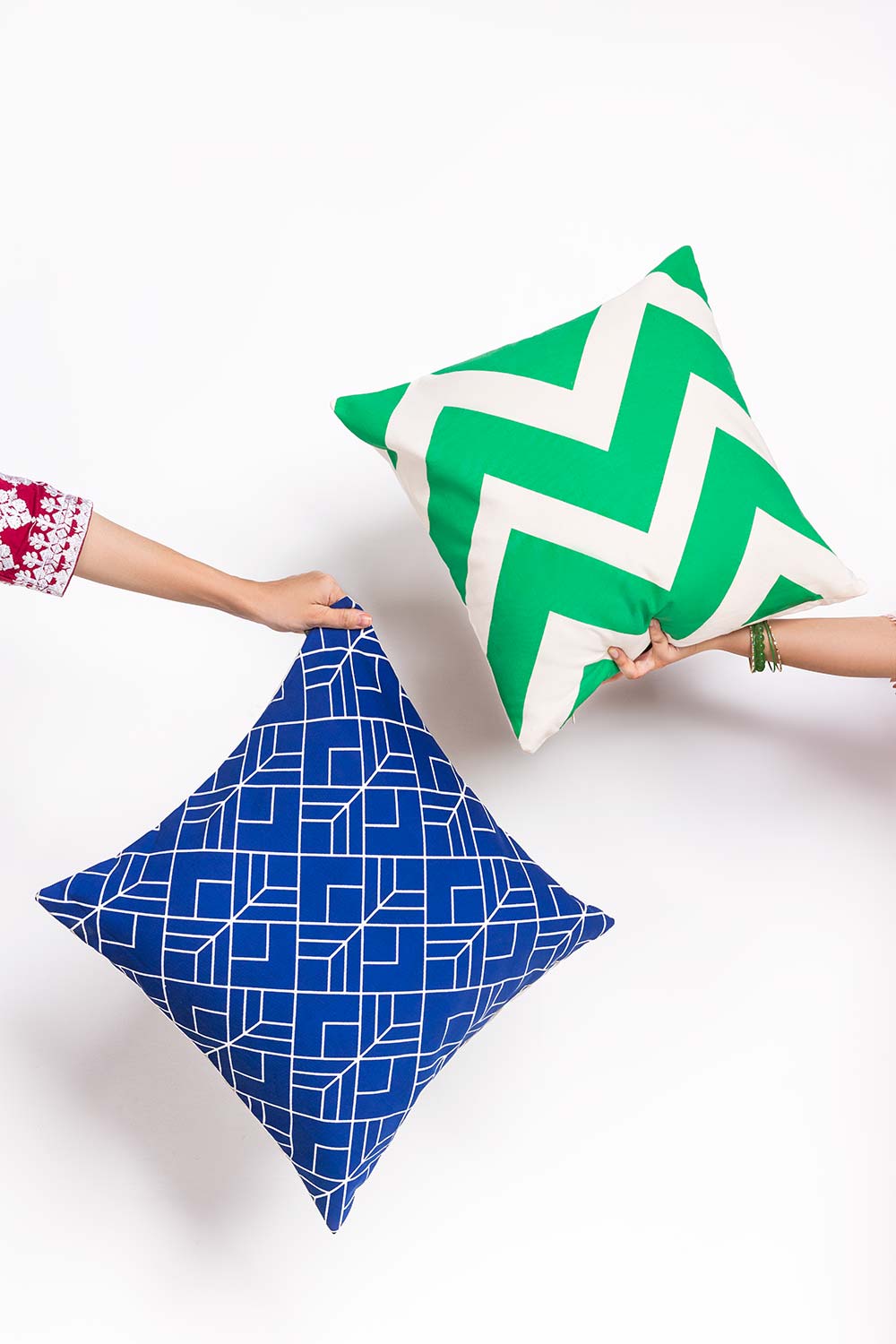Ocean Screen Printed Cushion Cover