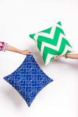 Ocean Screen Printed Cushion Cover