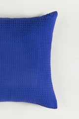 Ocean Waffle Square Cushion Cover