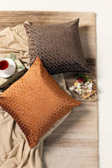 Octa Velvet Embroidered Cushion Cover