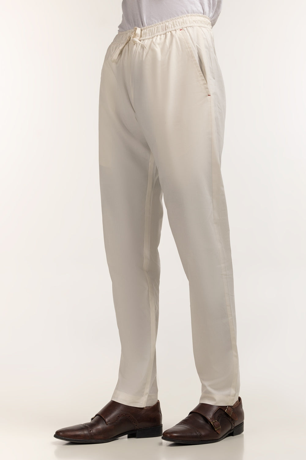 Off White Basic Pajama PJ-CTN24-001