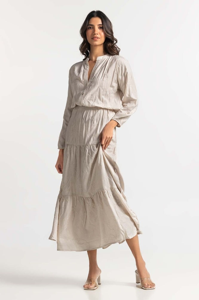 Off White Dress WM-DRS-SS24-075