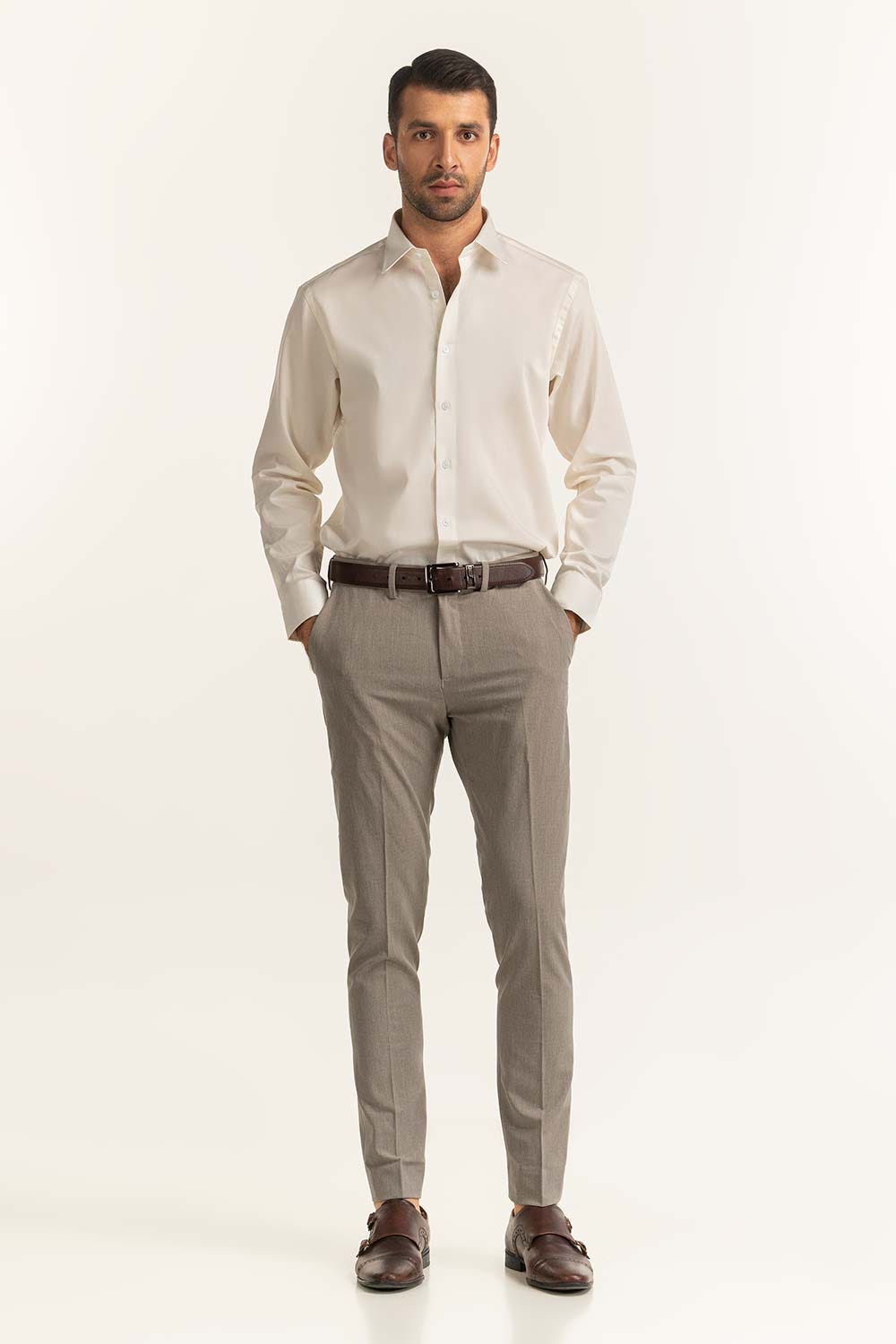 Off White Formal Shirt MN-FS-PD24-122