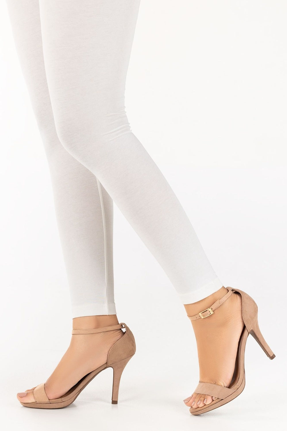 Off White Jersey Tights