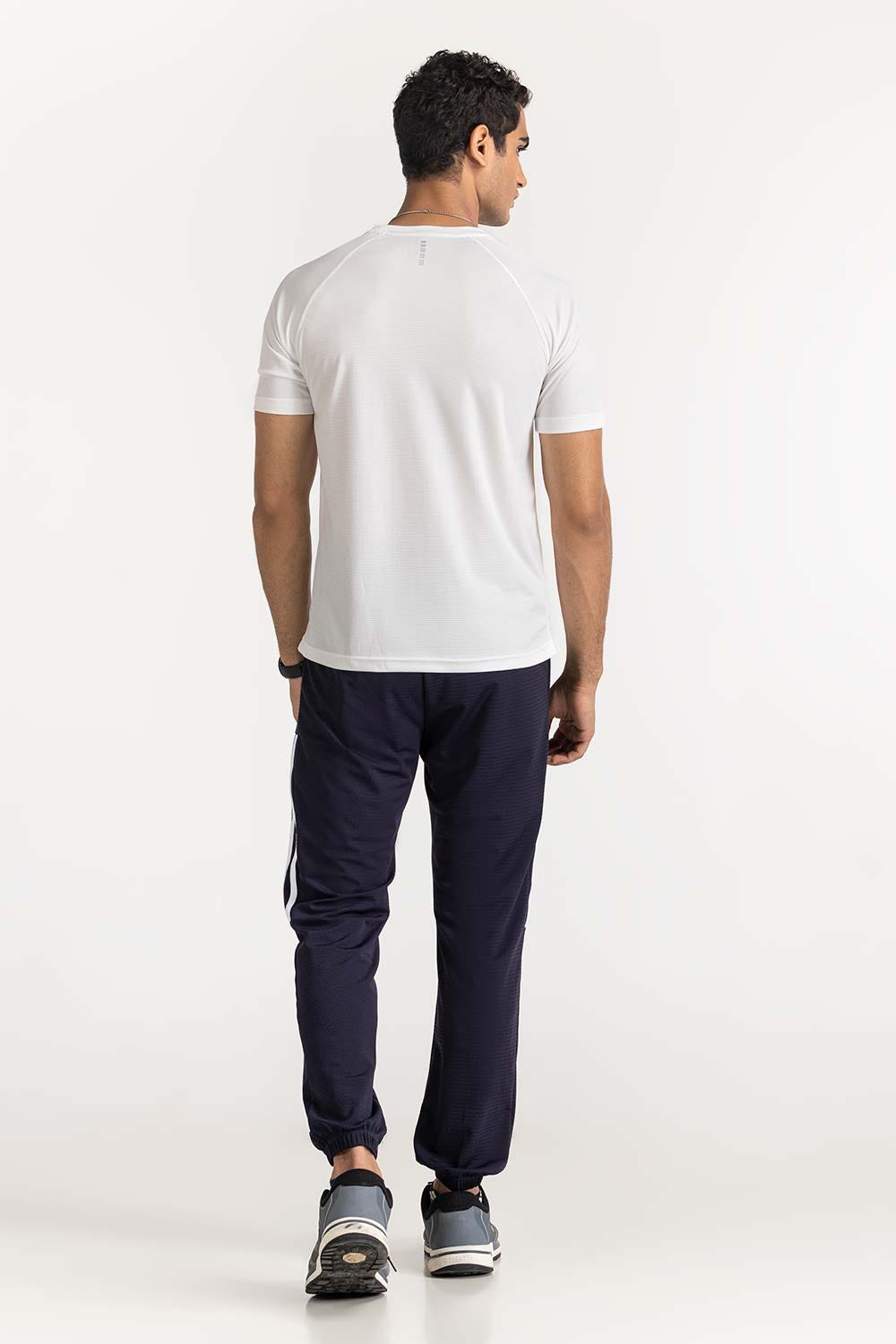 Off White Textured Tee AW-TS24-015