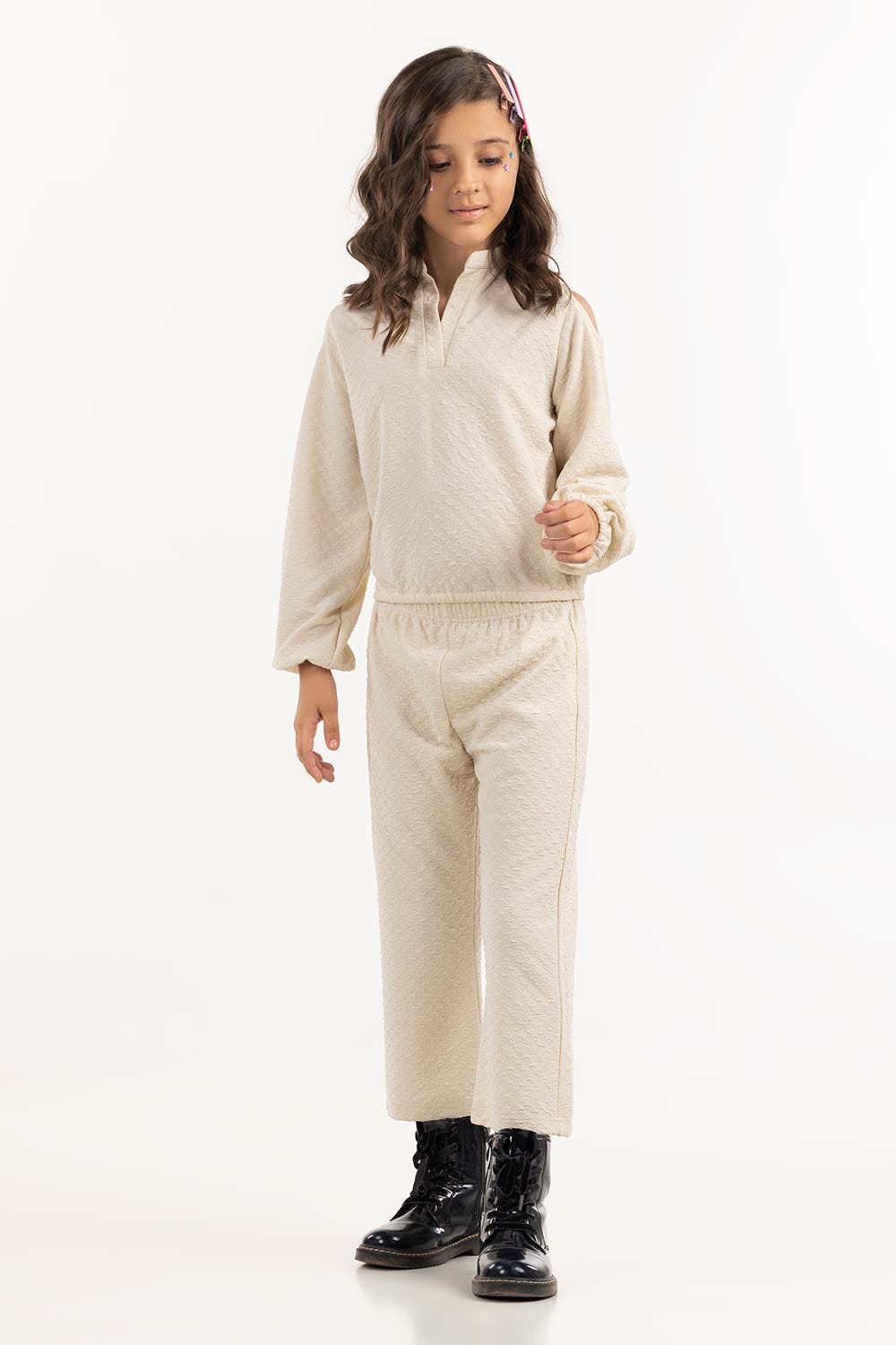 Girls Off-White Trouser 224-413-037 B