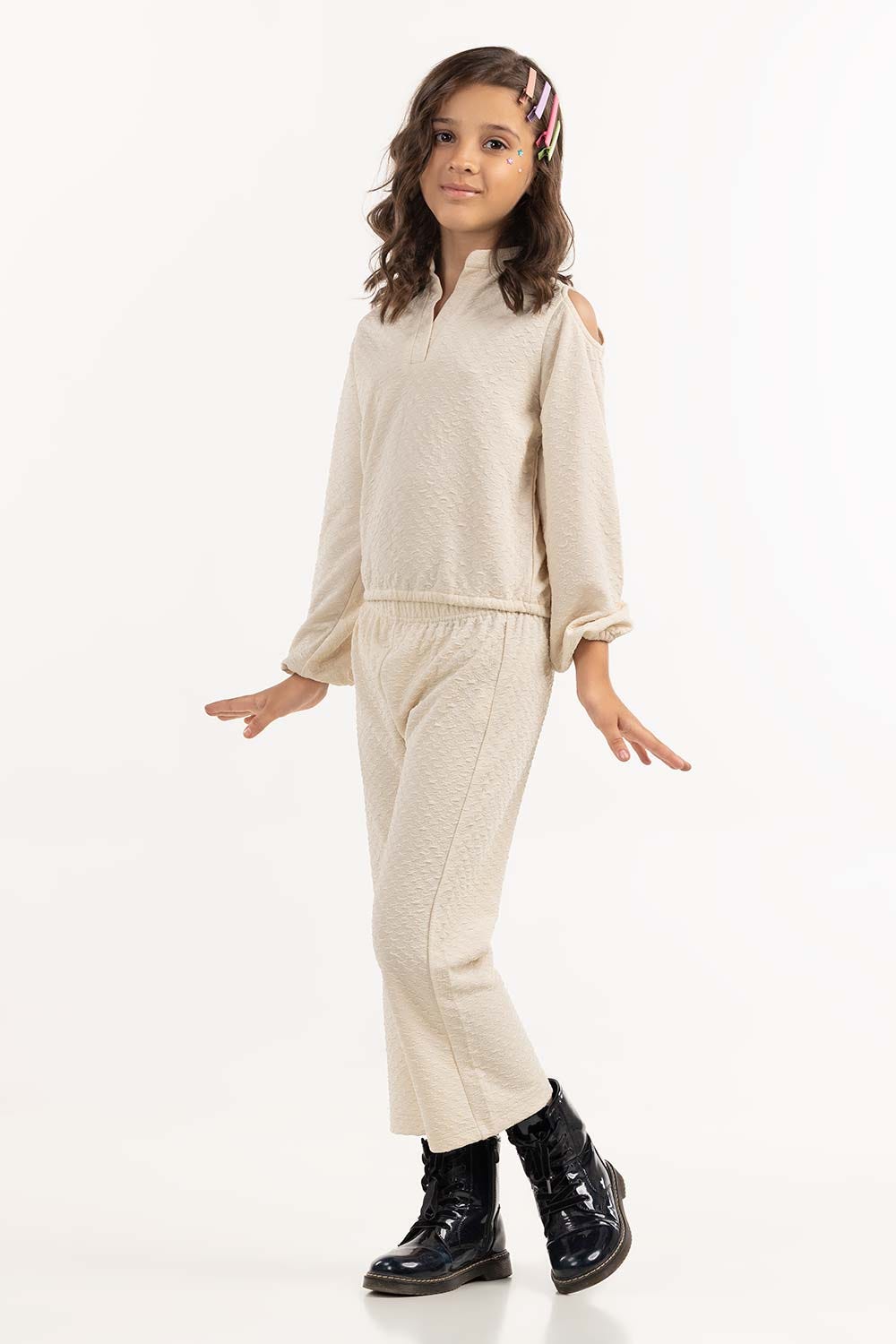 Girls Off-White Trouser 224-413-037 B