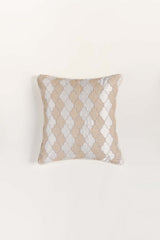 Ogee Silk Embroidered Cushion Cover