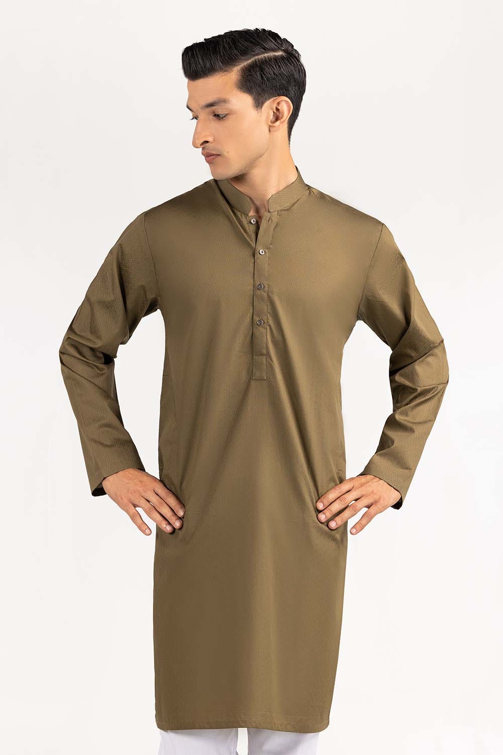 Olive Basic Kurta