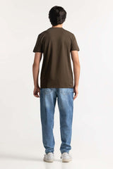 Olive Basic Muscle Tee TS-CNSJ24-027