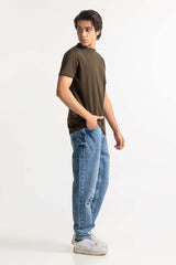 Olive Basic Muscle Tee TS-CNSJ24-027