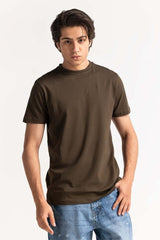 Olive Basic Muscle Tee TS-CNSJ24-027