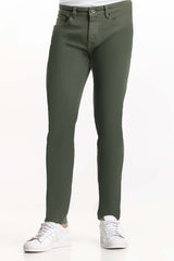 Olive Basic Non Denim Jeans TR-NDJ22-011