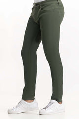 Olive Basic Non Denim Jeans TR-NDJ22-011
