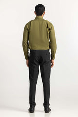 Olive Formal Shirt MN-FS-PD23-025