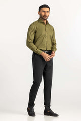 Olive Formal Shirt MN-FS-PD23-025