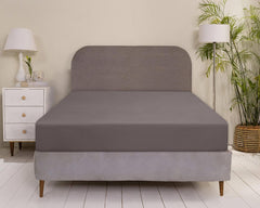 Opal Gray Water Repellent Jersey Fitted Sheet