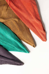 Orange Dyed Bath Towel